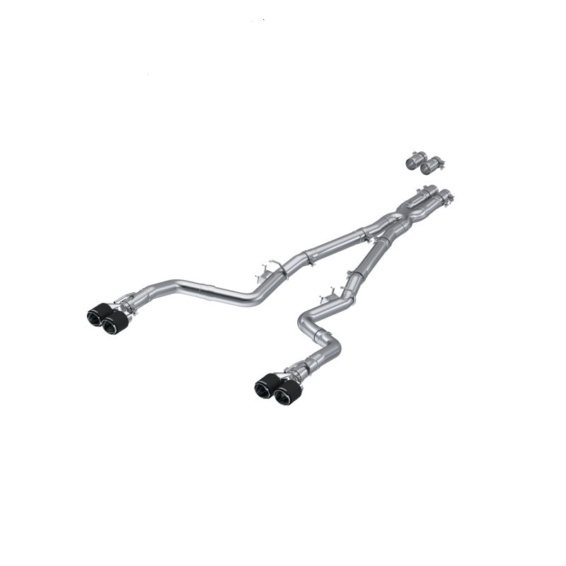 MBRP 15-Up Challenger 5.7 / 17-Up 6.2L/6.4L 3in Race Series Cat-Back w/ Quad Tips T304 Exhaust