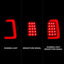 ANZO 1997-2004 Dodge Dakota LED Taillights Black Housing Clear Lens Pair