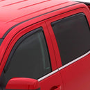 AVS 13-18 Ford Fusion Ventvisor In-Channel Front & Rear Window Deflectors 4pc - Smoke