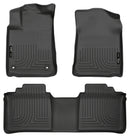 Husky Liners 13-14 Toyota Avalon Electric/Gas Weatherbeater Black Front & 2nd Seat Floor Liners