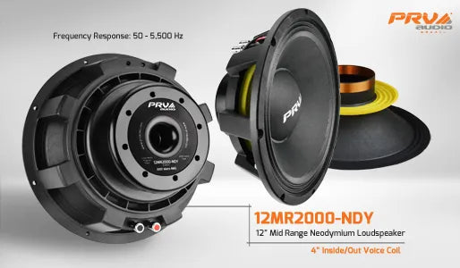 PRV Audio 12MR2000-NDY 12" Neodymium Professional Midrange