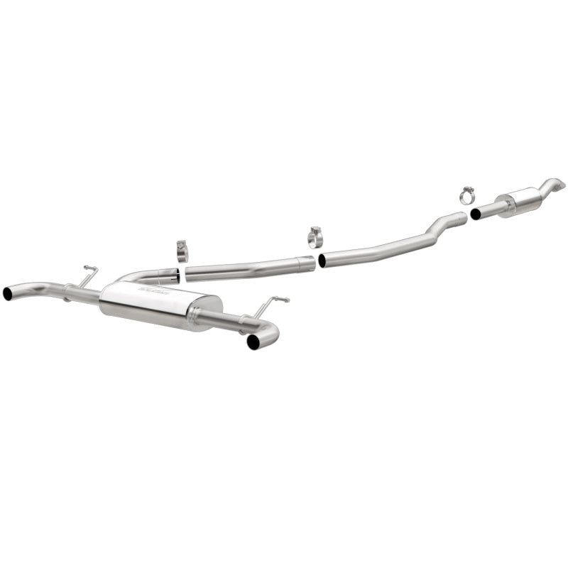 MagnaFlow 13-15 Lincoln MKZ L4 2.0L Turbo Stainless Cat Back Performance Exhaust Dual Split Rear