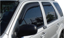 AVS 16-18 Lincoln MKX Ventvisor In-Channel Front & Rear Window Deflectors 4pc - Smoke