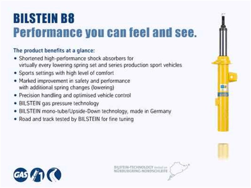 Bilstein B8 (SP) 06-11 BMW 323i/05-10 325i/07-12 328i/335i Front Left 36mm Monotube Strut Assembly