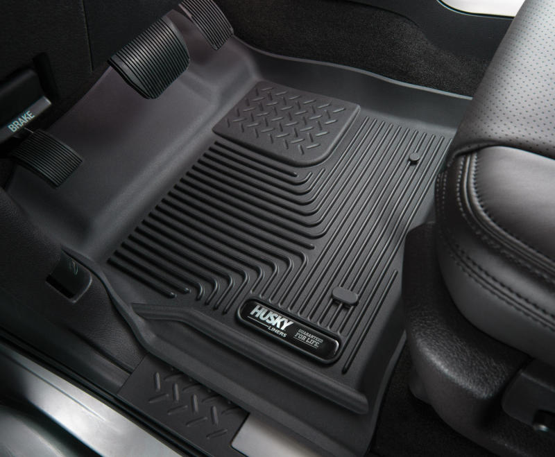 Husky Liners 10-18 Dodge Ram 1500 Quad Cab X-Act Contour Front & Second Seat Floor Liners - Black
