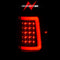 ANZO 2004-2006 Ford F-150 LED Tail Lights w/ Light Bar Black Housing Clear Lens