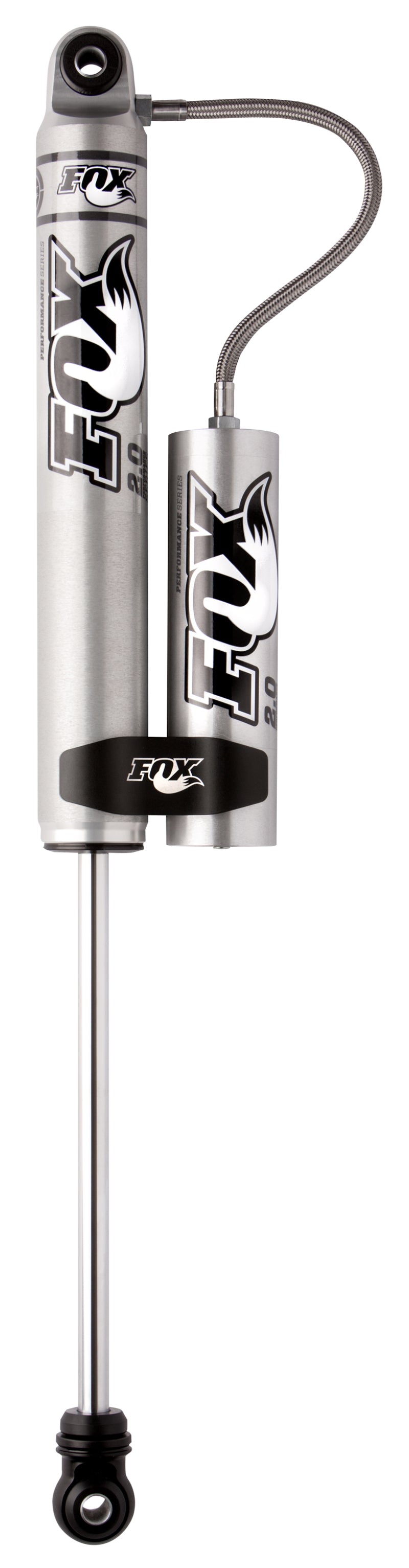 Fox 2.0 Performance Series 14.1in. Smooth Body R/R Shock Aluminum / Std Travel / Eyelet Ends - Black