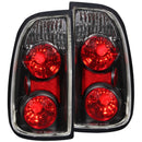 ANZO 2000-2006 Toyota Tundra Taillights Black (Regular &amp; Access Cab Models Only)