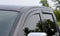 AVS 05-18 Nissan Navara King Cab Ventvisor In-Channel Front & Rear Window Deflectors 4pc - Smoke
