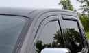 AVS 16-18 Nissan Titan XD Crew Cab Ventvisor In-Channel Front & Rear Window Deflectors 4pc - Smoke