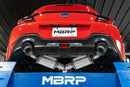 MBRP 13-16 Subaru BRZ 2.0L/ 2.4L 3in Dual Split Rear Cat Back w/CF Tips- T304