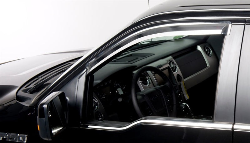 Putco 17-20 Ford SuperDuty - Crew Cab w/ Towing Mirrors (ABS Window Trim) Window Trim Accents