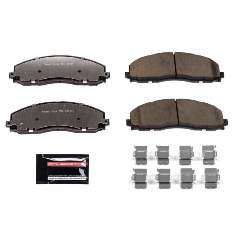 Power Stop 12-19 Ford F-250 Super Duty Front Z36 Truck & Tow Brake Pads w/Hardware