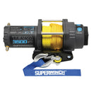 Superwinch 3500 LBS 12V DC 7/32in x 32ft Synthetic Rope Terra 3500SR Winch - Gray Wrinkle