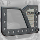 DV8 Offroad Jeep 18+ Wrangler JL / 20+ Gladiator JT Rear Rock Doors w/ Perforated Aluminum Mesh