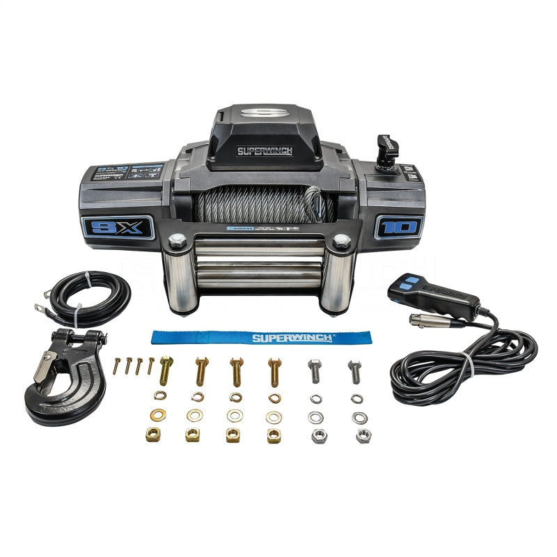 Superwinch 10000 LBS 12V DC 3/8in x 85ft Wire Rope SX 10000 Winch