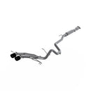 MBRP 13-18 Hyundai Veloster Turbo Dual Exit T409 2 1/2in Cat Back w/ Carbon Fiber Tips