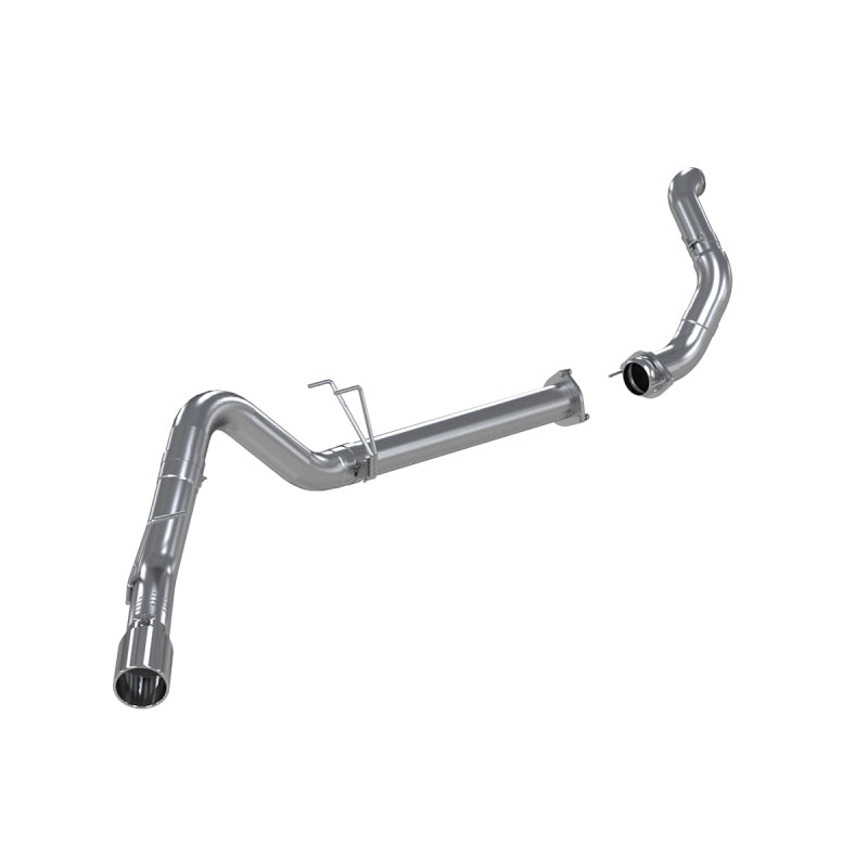 MBRP 11-14 Ford 6.7L F-250/350/450 4in Filter Back Single Side Exit Alum and Down Pipe Exhaust