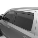 EGR 09-13 Dodge Ram 1500/2500/3500 Crew Cab In-Channel Window Visors - Set of 4 - Matte (572755)