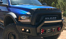 AVS 2019 Dodge Ram 1500 Aeroskin Low Profile Hood Shield w/ Lights - Black