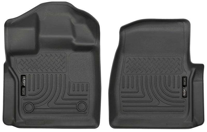 Husky Liners 15-23 Ford F-150 Standard Cab Pickup WeatherBeater Front Black Floor Liners