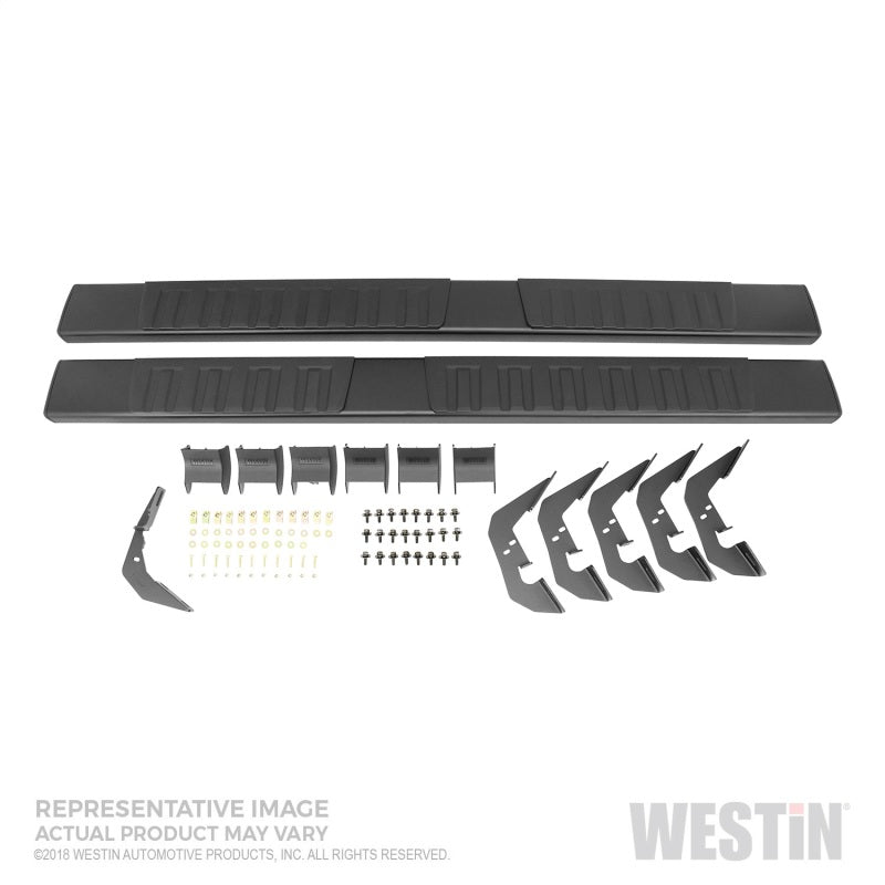 Westin 2015-2018 Ford F-150 SuperCrew R7 Nerf Step Bars - Black