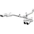 MagnaFlow 18-19 Toyota Camry XSE 2.5L (FWD) Street Series Cat-Back Exhaust w/4in Polished Quad Tips