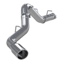 MBRP 2020+ GMC/Chevy 2500/3500 6.6L Duramax 4in Mand Bent Tubing Pro-Ser Cat Back Single Side - 304