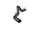 MBRP 2020+ GMC/Chevy 2500/3500 6.6L Duramax 4in Mand Bent Tubing Pro-Ser Cat Back Single Side - Blk