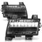ANZO 2018-2021 Jeep Wrangler LED Side Markers Chrome Housing Smoke Lens w/ Seq. Signal Sport Bulb