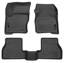 Husky Liners 2012 Ford Focus (4DR/5DR) WeatherBeater Combo Black Floor Liners
