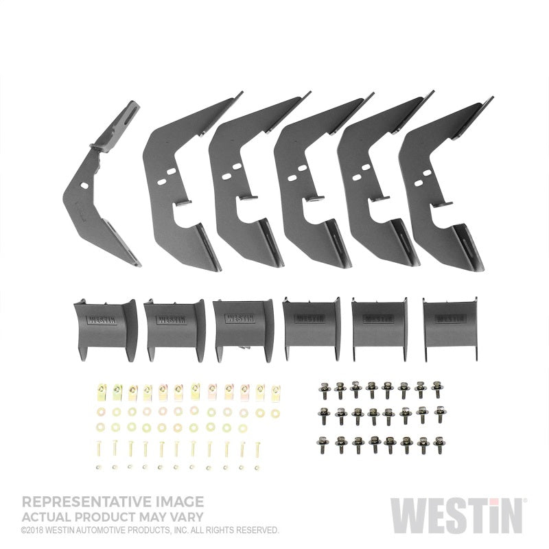 Westin 2015-2018 Ford F-150 SuperCrew R7 Nerf Step Bars - Black