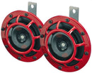 Hella Supertone Horn Kit 12V 300/500HZ Red (003399803 = 003399801)