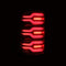 AlphaRex 19-21 Dodge Ram 1500 Luxx-Series LED Tail Lights Black/Red w/Activ Light/Seq Signal