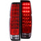 ANZO 1986-1997 Nissan Hardbody LED Taillights Red/Clear