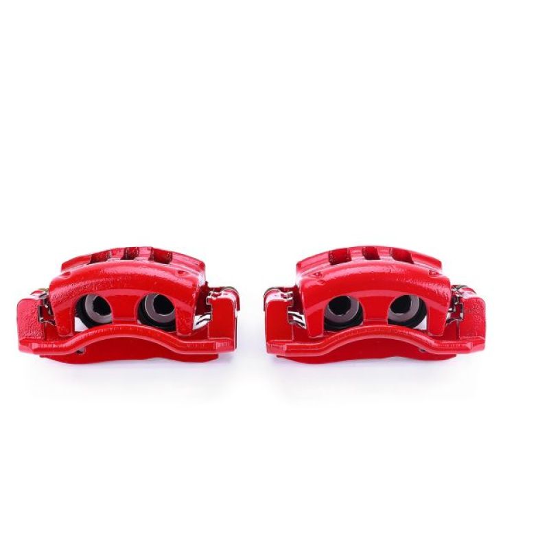 Power Stop 03-11 Ford Crown Victoria Front Red Calipers w/Brackets - Pair