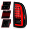 ANZO 00-06 Toyota Tundra (Std. Bed/Reg Cab) LED Taillights w/Light Bar Black Housing Smoke Lens
