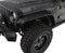Bushwacker18-22 Jeep Wrangler JL 2/4 Door Front Flat Style Flares 2pc - Black