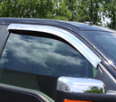 AVS 99-16 Ford F-250 Standard Cab Outside Mount Front Window Ventvisor 2pc - Chrome