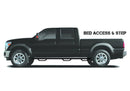 N-Fab Podium LG 15.5-19 Dodge RAM 1500 Crew Cab 6.4ft Bed - Bed Access - Tex. Black - 3in