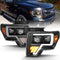 ANZO 2009-2014 Ford F-150 Projector Light Bar G4 H.L. Black Amber