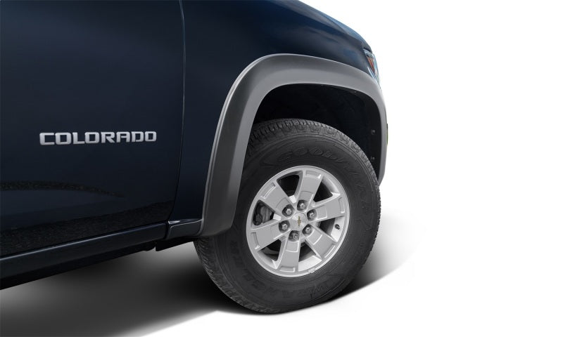 Bushwacker 15-19 Chevy Colorado (Excl. ZR2) OE Style Fender Flares 2pc Front - Black