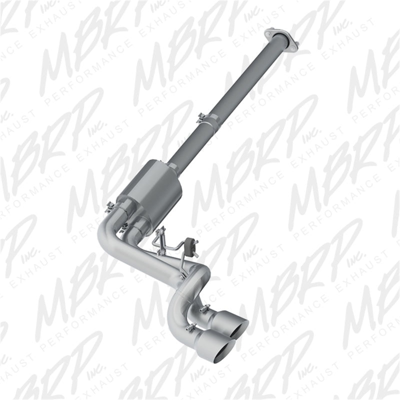 MBRP 09-14 Ford F150 T304 Pre-Axle 4.5in OD Tips Dual Outlet 3in Cat Back Exhaust