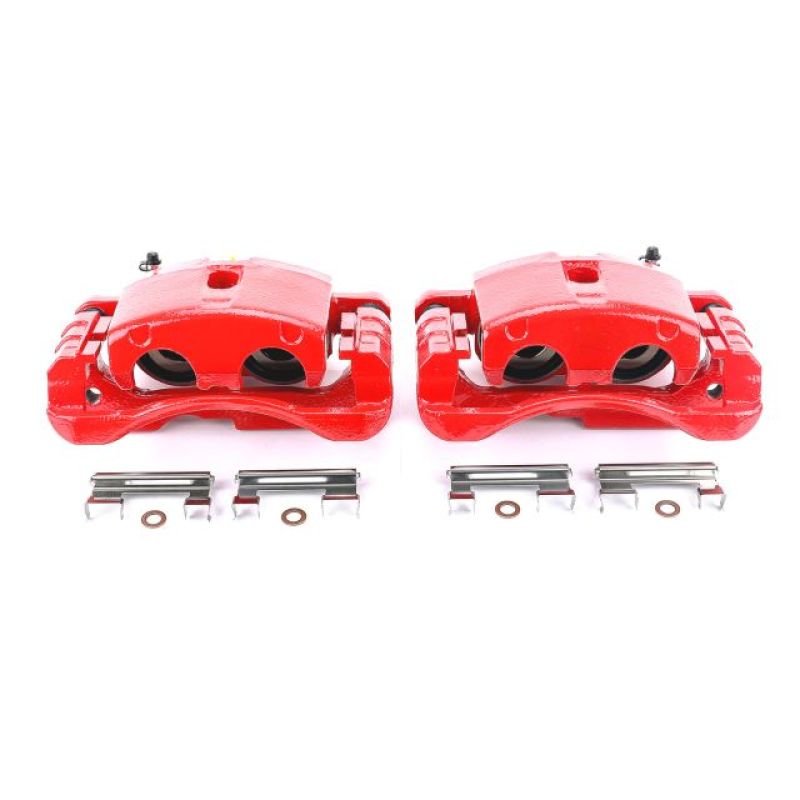 Power Stop 02-06 Cadillac Escalade Front or Rear Red Calipers w/Brackets - Pair