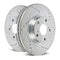 Power Stop 07-15 Audi Q7 Rear Evolution Drilled & Slotted Rotors - Pair