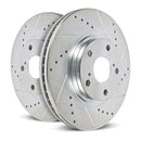 Power Stop 90-93 Mazda Miata Front Evolution Drilled & Slotted Rotors - Pair
