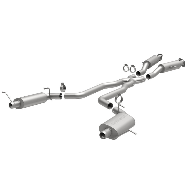 MagnaFlow 12 Jeep Grand Cherokee V8 6.4L Dual Split Rear Exit Stainless Cat Back Performance Exhaust