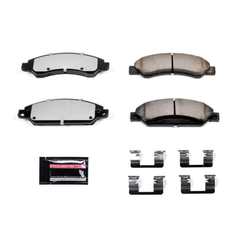 Power Stop 2007 Cadillac Escalade Front Z36 Truck & Tow Brake Pads w/Hardware