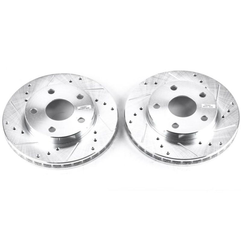 Power Stop 91-95 Toyota MR2 Front Evolution Drilled & Slotted Rotors - Pair