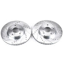 Power Stop 14-15 Acura ILX Front Evolution Drilled & Slotted Rotors - Pair